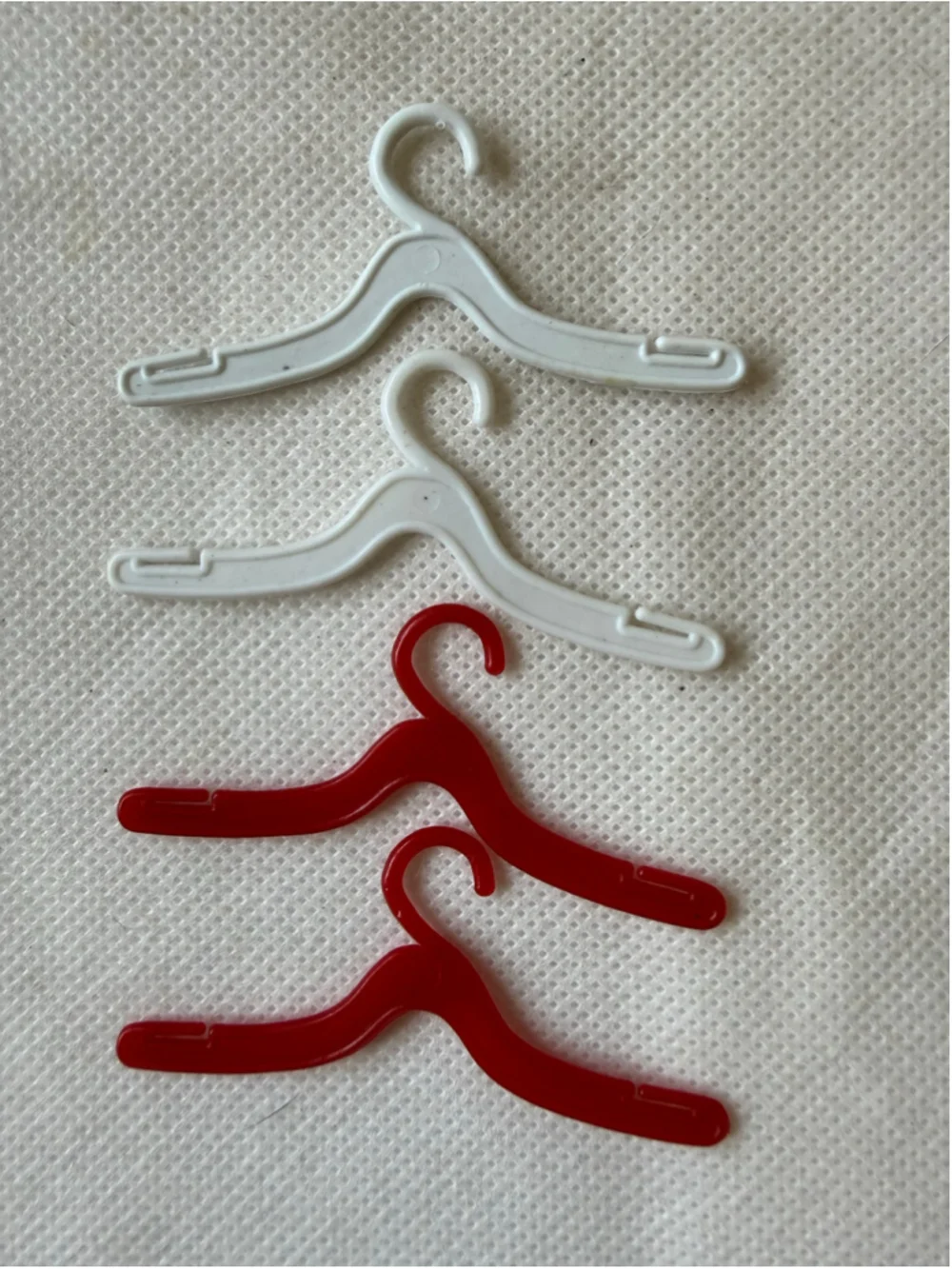 Vintage Lot of 9 Barbie - Clone -Doll Hangers accessories Plastic Hong Kong